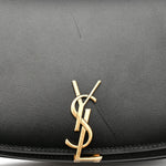 Box Calfskin Voltaire Top Handle Crossbody Bag Black