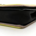Canvas Quilted New Medium Fluo Boy Flap Black Grey Yellow