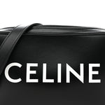 Smooth Calfskin Medium Messenger Bag Black