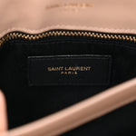 Calfskin Y Quilted Monogram Toy Loulou Crossbody Bag Dark Beige