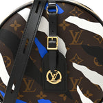 X LOL Monogram Boite Chapeau Souple Blue Silver
