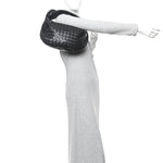 Nappa Intrecciato Teen Jodie Hobo Black