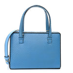 Snakeskin Small Postal Bag Sky Blue