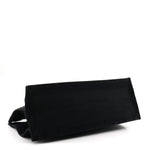 Linen Calfskin Rive Gauche Tote Black
