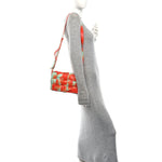 Calfskin Intreccio Plisse Tie Dye Camera Bag Multicolor