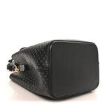 Calfskin Nanogram Embossed Neonoe BB Black