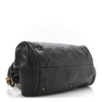 Calfskin Medium Paddington Satchel Bleu Nuit