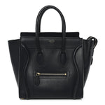 Smooth Calfskin Micro Luggage Navy Blue