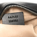 Calfskin Matelasse Small GG Marmont Chain Shoulder Bag Black