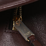 Shiny Lambskin Soft Triomphe Little Half Moon Bag Brick