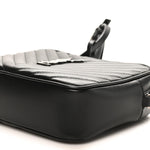 Calfskin Matelasse Monogram Lou Camera Bag Black