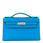 Swift Kelly Pochette Clutch Bleu Frida