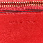 Box Calfskin Medium Classic Box Flap Bag Red