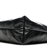 Shiny Calfskin Quilted Small Chanel 22 Black
