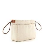 Canvas Barenia Fourbi 20 PM Pouch Naturel Fauve