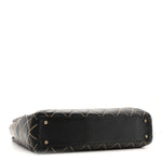 Calfskin Wild Stitch Large Tote Black