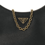 Saffiano Lux Re-Edition 2005 Shoulder Bag Black
