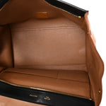 Snakeskin Suede Trapeze Brown