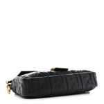 Nappa FF 1974 Embossed Baguette Black