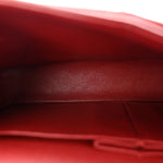 Caviar Quilted Medium Double Flap Burgundy