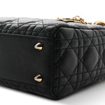 Lambskin Cannage Small My ABCDior Lady Dior Black