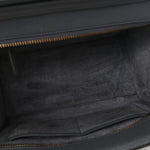 Baby Drummed Calfskin Micro Luggage Kohl