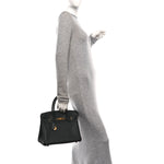 Togo Birkin 30 Black