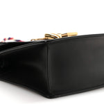 Calfskin Mini Sylvie Top Handle Bag Black