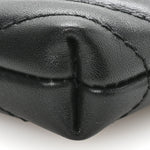 Calfskin Matelasse Mini GG Marmont Chain Bag Black