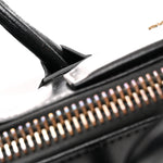 Shiny Lord Calfskin Medium Antigona Black