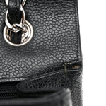 Caviar Maxi Single Flap Black