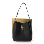 Smooth Calfskin Small Le 5 A 7 Soft Hobo Black
