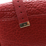 Shrunken Calfskin Medium Alexa Red