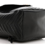 Lambskin Matelasse Monogram Joe Backpack Black