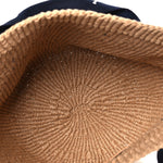 X MIFUKO Raffia Kids Basket Bag Black Beige