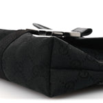 GG Monogram Web Buckle Belt Bag Black