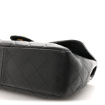 Caviar Quilted Jumbo Single Flap Black