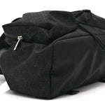 Nylon Monogram Small Single Buckle Backpack Black