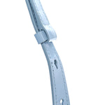 Brushed Calfskin North South Wanda Top Handle Bag Sky Blue