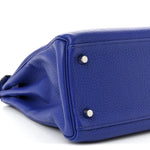 Taurillon Clemence Kelly Retourne 32 Bleu Electrique