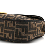 Fabric Jacquard FF 1974 Medium Baguette Tobacco Moro Black