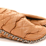 Washed Lambskin Medium Chain Around Messenger Brown