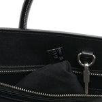 GG Supreme Monogram Azalea Calfskin Medium Retro Interlocking G Vertical Tote Bag Black