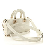 Lambskin Cannage Small Lady D-Joy Latte