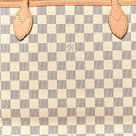 Damier Azur Neo Neverfull MM Rose Ballerine