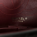 Aged Calfskin Quilted 2.55 Reissue 225 Flap Black