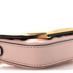 Nappa Matisse FF Embossed Nano Maxi Buckle Baguette Charm Rosa Quarzo