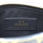 X NIGO Taurillon Monogram Denim Drip Keepall XS Blue