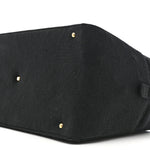 Jersey Square Quilted Bowler Black