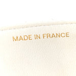 Lambskin Quilted Mini Flap Bag White